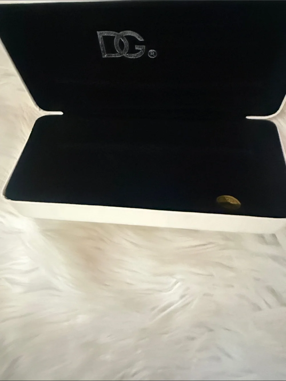 Dolce & Gabbana Black and White Eyewear Case